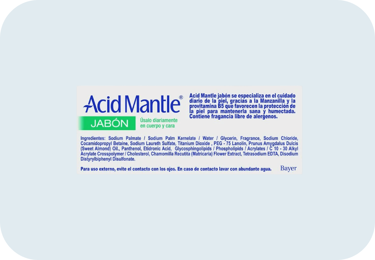 Acid Mantle® Jabón Acid Mantle® Colombia
